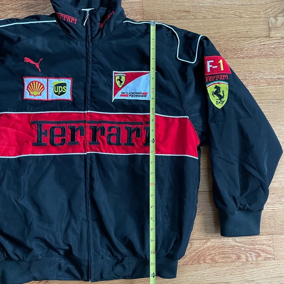 Formula 1 Ferrari Racing Jacket Men’s F1 Embroidered Retro Y2k Unisex - Picture 5 of 7